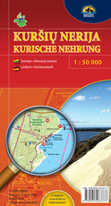 Kuršių nerija. Žemėlapis (lietuvių - vokiečių k.), 1 : 50 000