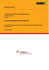 Internationalisation of the Hess AG