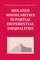 Isolated Singularities in Partial Differential Inequalities