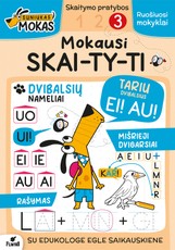 Šuniukas Mokas. Mokausi skaityti. 3 knygelė