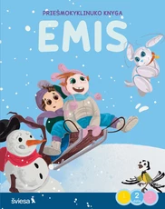 Emis. Žiemos džiaugsmai. Priešmokyklinuko knyga, 2 dalis