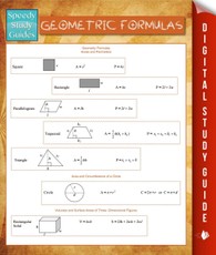 Geometric Formulas (Speedy Study Guides)