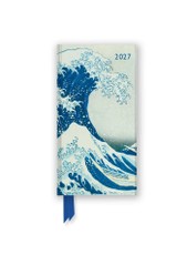 Katsushika Hokusai: The Great Wave 2027 Luxury Slimline Pocket Diary Planner - Week to View