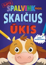 Ūkis. Spalvink pagal skaičius