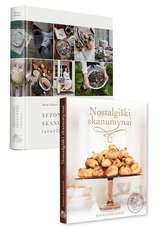 Rinkinys Sezoninių skanumynų istorijos + Nostalgiški skanumynai  (knyga su defektai)