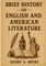 Brief History of English and American Literature