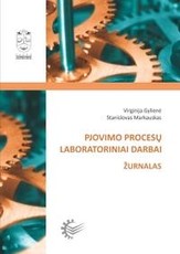 Pjovimo procesų laboratoriniai darbai. Žurnalas