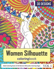 Women Silhouettes Coloring Book