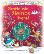Gražiausia žiemos šventė. Užduotėlių knyga su lipdukais