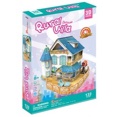 3D dėlionė: lėlių namas „Kaimo vasarnamis“