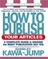 How to Publish Your Articles