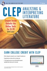 CLEP Analyzing & Interpreting Literature Book + Online