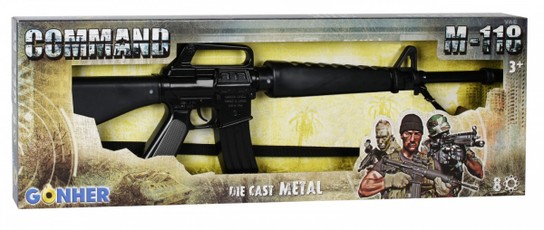 Žaislinis šautuvas GONHER Commando 118/6, metalinis, 8 šovinių
