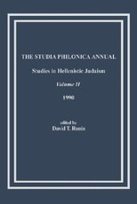 The Studia Philonica Annual, II, 1990