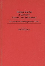 Women Writers of Germany, Austria, and Switzerland