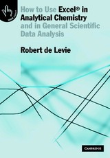How to Use Excel(R) in Analytical Chemistry