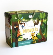 Žaidimas-dėlionė „Džiunglės“ (knyga su defektais)
