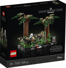 LEGO Star Wars Endor Speeder Chase Diorama