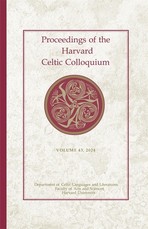 Proceedings of the Harvard Celtic Colloquium, 43