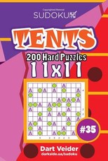 Sudoku Tents - 200 Hard Puzzles 11x11 (Volume 35)