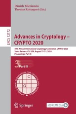 Advances in Cryptology - Crypto 2020
