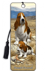 3D knygos skirtukas „Basetas”