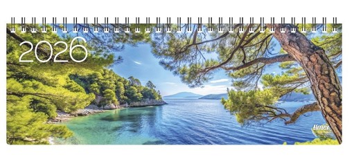 Kalendorius stalinis MEMO CARD nature