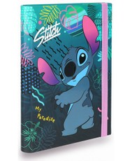 Kartoninis aplankas DISNEY „Stitch Blue“ Nr. 1, su gumele, A5