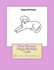 Great Pyrenees Happy Birthday Cards