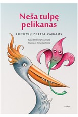 Neša tulpę pelikanas