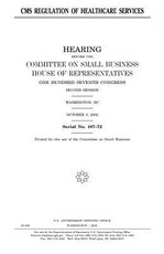 CMS regulation of healthcare services