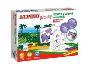 Rinkinys Iškirpti ir nuspalvinti ALPINO Activity