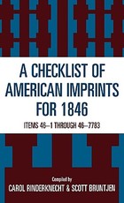 Checklist of American Imprints 1846