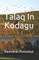 A Triple Talaq in Kodagu