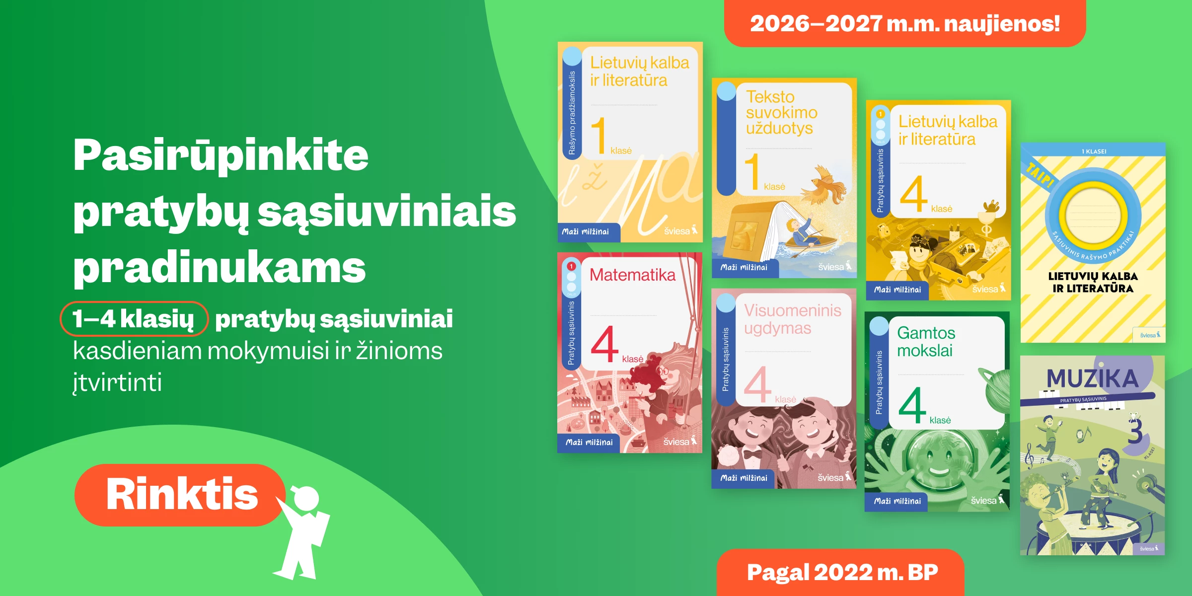 Leidyklos „Šviesa“ pratybos 1-4 kl.