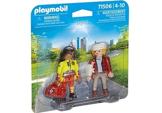 Playmobil figūrėlių rinkinys Duo Pack 71506 – paramedikas su pacientu