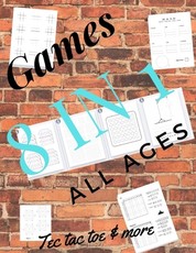 Tec tac toe & more Games 8 in 1 All ages