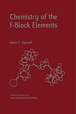 Chemistry of the f-Block Elements