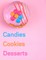 Candies, Cookies, Desserts