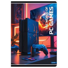 Sąsiuvinis(platus) A5 32lap 80g linija PC GAMES