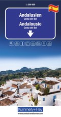Kümmerly+Frey Regional-Strassenkarte Andalusien 1:200.000