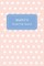 Marci's Pocket Posh Journal, Polka Dot