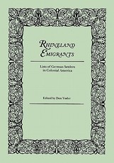 Rhineland Emigrants