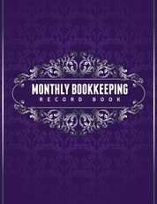Monthly Bookkeeping Record Book