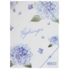 Aplankas su guma A4 ARABESKI PP šv.mėlynas