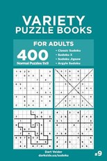 Variety Puzzle Books for Adults - 400 Normal Puzzles 9x9