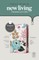 NLT Compact Zipper Bible, Filament Enabled Edition (Red Letter, Cloth, Floral Garden)
