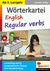 Wörterkartei English regular verbs