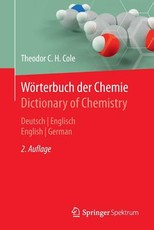 WÃ¶rterbuch Der Chemie / Dictionary of Chemistry
