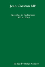 Jean Corston MP Speeches to Parliament 1992 to 2005
